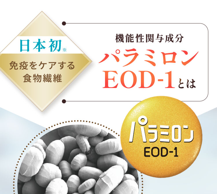 機能性関与成分パラミロンEOD-1とは